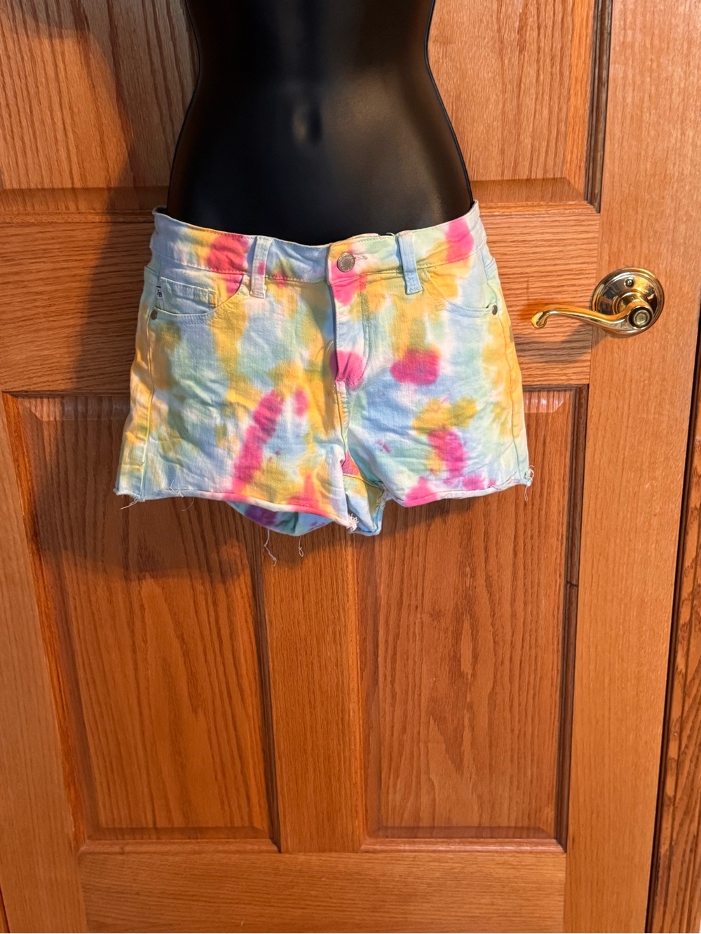 Judy Blue Tie-Dye Women’s Denim Shorts - Multicolor